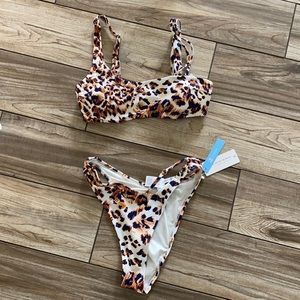 CUPSHE NEVER BEEN WORN! Leopard bikini